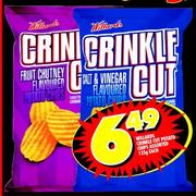 Willards Crinkle Cut Potato Chips Assorted-125g each