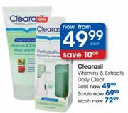 Clearasil Vitamins & Extracts Daily Clear Refill