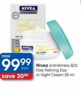 Nivea Anti-Wrinkle Q10 Pure Refining Day Or Night Cream-50Ml