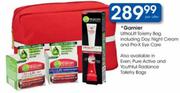 Garnier Ultralift Toiletry Bag Pls Day,Night Cream & Pro-X Eye Care