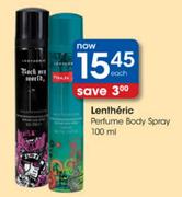 Lentheric Perfume Body Spray-100ml