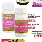 Dis-Chem Lifestyle Nutrition Menopause-60 Capsules
