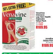 VenaVine Intensive Leg Vein Health Capsules Value Pack-30 Capsules