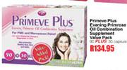 Primeve Plus Evening Primrose Oil Combination Supplement Value Pack-90 Capsules
