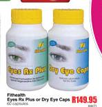 Fithealth Eyes Rx Plus Or Dry Eye Caps-60 Capsules Each
