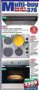 Defy Stainless Steel Cookerhood + Defy Stainless Steel Slimline Hob + Defy 600SSE Under Counter Oven