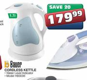 Bauer Cordless Kettle-1.7 Ltr (HB3036)