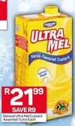 Danone Ultra Mel Custard-1Ltr Each