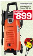 Bennett Read 1400W Pressure Washer 100 Bar