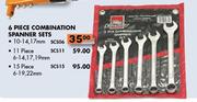 6 Piece Combination Spanner Sets-10-14,17mm
