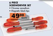 6 Piece Screwdriver Set