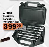 6 Piece Flexible Socket Wrench Set-FWS06M
