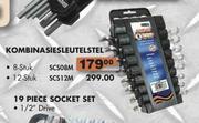 Kombinasiesleutelstel-8 Stuk