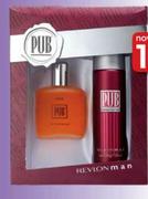 Revlon Pub Gift Set;Edu De Toilette-75ml & Deodorant-120ml-Per Set