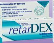 Retar Dex Toothpaste-75ml each