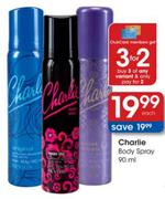 Charlie Body Spray-90ml each