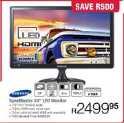 Samsung SyncMaster 24" LED Monitor
