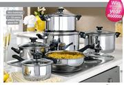 Gradient 32-Piece Combo Cookware Set