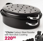 Clicks Carbon Steel Roaster With Non-Stick Coating-Each