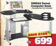 Omega Swivel Computer Desk