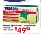 Prospan Effervescent Cough Tablets Triple Action-10 Tablets 