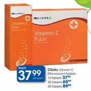 Clicks Vitamin-C Effervescent Tablets-30's