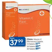 Clicks Vitamin-C Effervescent Tablets-10's