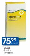 Clicks Spirulina Tablets-180's