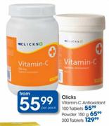Clicks Vitamin-C Antioxidant Tablets-300's