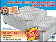 Edblo Azzaro-137cm + 92cm Base Set