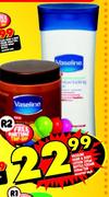Vaseline Hand & Body Lotion-200ml Bottle/Cream 500ml Tub-Each