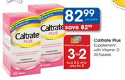 Caltrate Plus Supplement With Vitamin D-30 Capsules