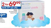 Clicks Disposable Breast Pads-36x2