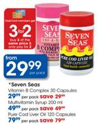 Seven Seas Pure Cod Liver Oil Capsules-120