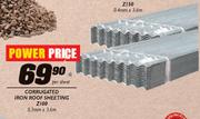 Corrugated Iron Roof Sheetinh Z100-0.3mm x 3.6m Per Sheet