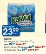 Karvol Decongestant Chest Rub-50g