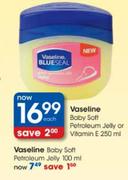 Vaseline Baby Soft Petroleum Jelly-100ml each
