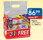 Pigeon 3-Pack Wipes Plus Free Box