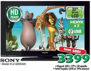 Sony HD Ready LCD 32" TV(KLV-32BX320)