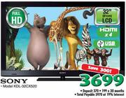 Sony FHD LCD 32" TV(KLV-32CX520)