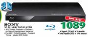 Sony 3D Blu-Ray DVD Player(BDP-S490)
