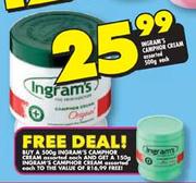 Ingram's Camphor Cream-500gm