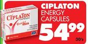 Ciplaton Energy Capsules-30's