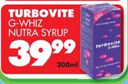 Turbovite G-Whiz Nutra Syrup-200ml