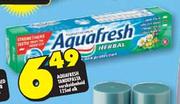 Aquafresh Tandepasta-125ml