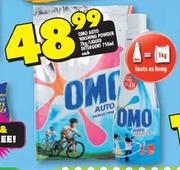 Omo Auto Washing Powder-2kg/Liquid Detergent-750ml Each