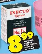 Inecto Rapid Permanent Hair Colouring-25ml Per Pack Each