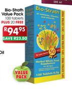 Bio Strath Value Pack Tablets-100 + 20 Free