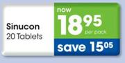 Sinucon 20 Tablets