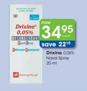 Drixine 0.05% Nasal Spray-20ml